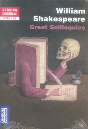 Couverture du livre « Great soliloquies » de William Shakespeare aux éditions Pocket