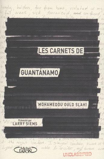 Couverture du livre « Carnets de Guantanamo » de Mohamedou Ould Slahi aux éditions Michel Lafon