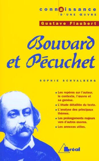 Couverture du livre « Bouvard et Pécuchet, de Gustave Flaubert » de Sophie Schvalberg aux éditions Breal