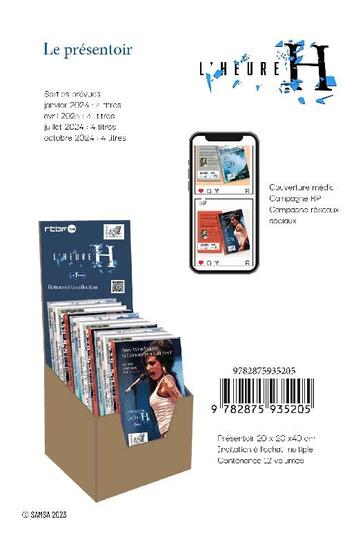 Couverture du livre « L'heure H : DIPLAY / LE PRESENTOIR 12 VOLUMES » de Antoine Charpagne aux éditions Samsa