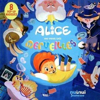 Couverture du livre « Alice au pays des merveilles » de  aux éditions Nuinui Jeunesse