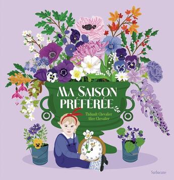 Couverture du livre « Ma saison préférée » de Alice Chevalier et Thibault Chevalier aux éditions Sarbacane