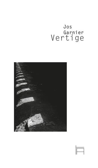 Couverture du livre « Vertige » de Garnier Jos aux éditions Tarmac