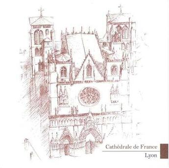 Couverture du livre « Lot de 5 cartes cathedrale de france - lyon » de  aux éditions Satisfecit