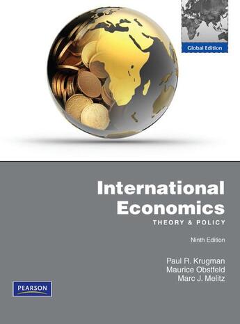 Couverture du livre « International Economics Ed 9 + Myeconlab : Global Ed » de Krugman/Obstfeld/Mel aux éditions Pearson