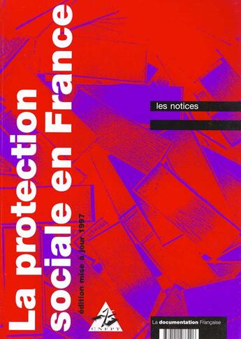 Couverture du livre « La protection sociale en france, edition 1997 » de Marc De Montalembert aux éditions Documentation Francaise