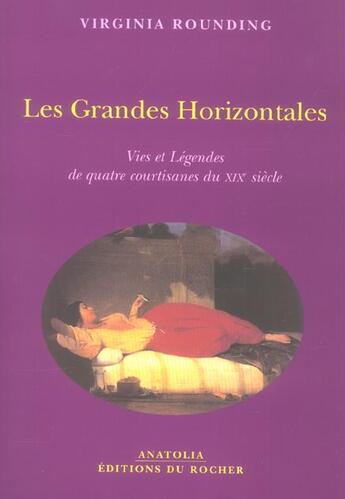 Couverture du livre « Les grandes horizontales » de Virginia Rounding aux éditions Rocher