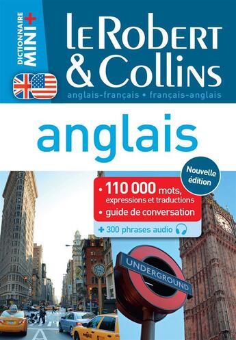 Couverture du livre « LE ROBERT & COLLINS ; MINI + ; français-anglais ; anglais-français » de  aux éditions Le Robert