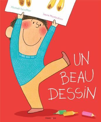 Couverture du livre « Un beau dessin » de Laure Monloubou et Michael Escoffier aux éditions Frimousse