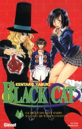 Couverture du livre « Black cat Tome 3 ; ce que l'on peut faire en tant qu'êtres vivants » de Yabuki-K aux éditions Glenat