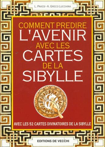 Couverture du livre « L'avenir avec les cartes de la sybille » de L. Pavesi et A Greco aux éditions De Vecchi