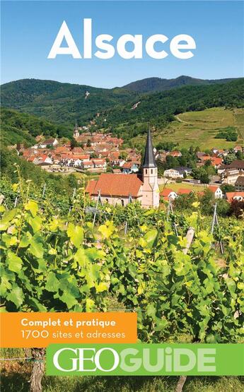 Couverture du livre « GEOguide ; Alsace (édition 2021) » de Collectif Gallimard aux éditions Gallimard-loisirs