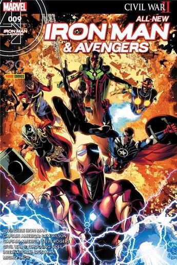 Couverture du livre « All-new Iron Man & Avengers n.9 » de All-New Iron Man & Avengers aux éditions Panini Comics Fascicules