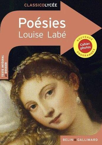 Couverture du livre « Poésies » de Louise Labe aux éditions Belin Education