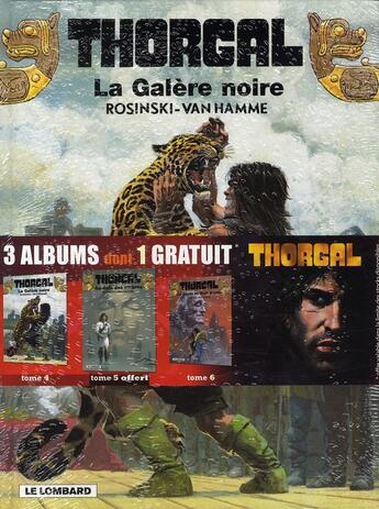 Couverture du livre « Thorgal ; COFFRET VOL.2 ; T.4 A T.6 » de Jean Van Hamme et Grzegorz Rosinski aux éditions Lombard