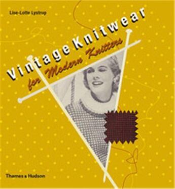 Couverture du livre « Vintage knitwear » de Lise-Lot Lystrup aux éditions Thames & Hudson