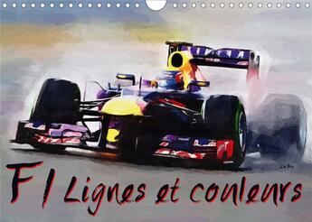 Couverture du livre « F1 lignes et couleurs calendrier mural 2020 din a4 horizontal - serie de 12 tableaux pour mett (édition 2020) » de Sudpastel K.A. aux éditions Calvendo