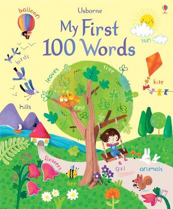 Couverture du livre « My first 100 words » de Felicity Brooks et Sophia Touliatou aux éditions Usborne