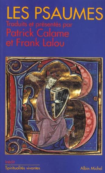 Couverture du livre « Les psaumes » de Frank Lalou aux éditions Albin Michel