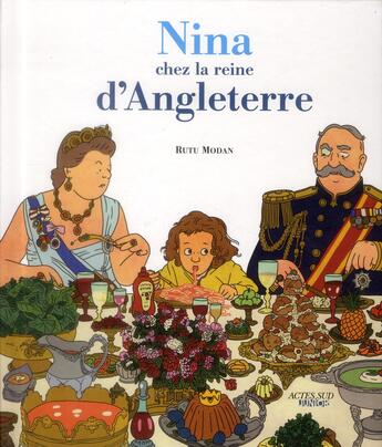 Couverture du livre « Nina chez la reine d'Angleterre » de Rutu Modan aux éditions Actes Sud Junior