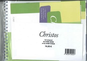 Couverture du livre « Christos ; lot compose du livret jeune et du tuteur » de  aux éditions Siloe Sype