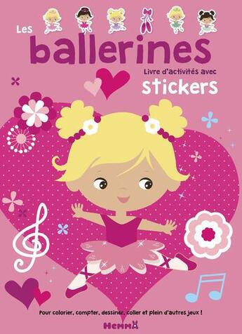 Couverture du livre « Les Ballerines Livre D'Activites Avec Stickers » de  aux éditions Hemma