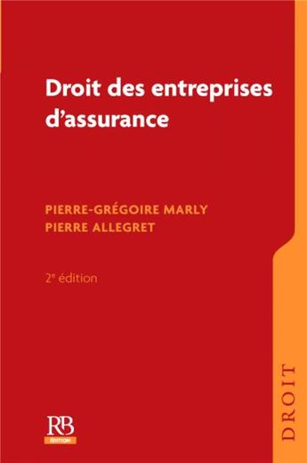 Couverture du livre « Droit des entreprises d'assurance - constantes et mutations » de Gautron/Paserot aux éditions Revue Banque