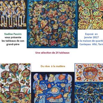 Couverture du livre « Une selection de 24 tableaux exposes a albi dans le tarn » de Nadine Passim aux éditions Lulu