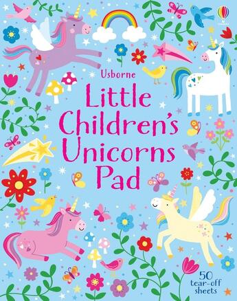 Couverture du livre « Little Children's Unicorns Pad » de Kirsteen Robson et Various aux éditions Usborne