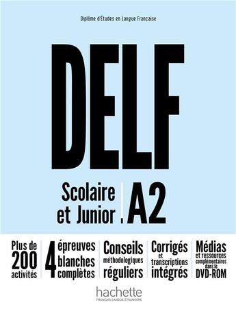 Couverture du livre « Delf a2 scolaire et junior ne + dvd - grece » de Mous/Biras aux éditions Hachette Fle