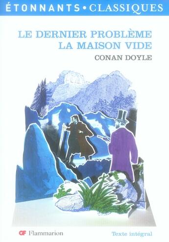 Couverture du livre « Le dernier problème ; la maison vide » de Arthur Conan Doyle aux éditions Flammarion