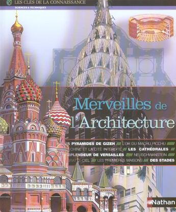 Couverture du livre « MERVEILLES DE L'ARCHITECTURE » de Tronchot Alain aux éditions Nathan