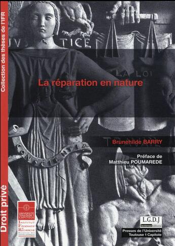 Couverture du livre « La réparation en nature » de Brunehilde Barry aux éditions Ifr
