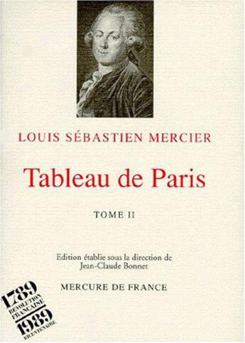 Couverture du livre « Tableau de paris - vol02 - volumes vii a xii » de Mercier L S. aux éditions Mercure De France