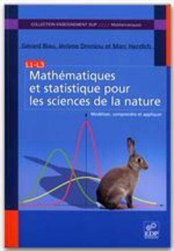 Couverture du livre « Mathématiques et statistique pour les sciences de la nature » de Gerard Briau et Jerome Droniou et Marc Herzlich aux éditions Edp Sciences