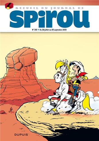 Couverture du livre « Recueil Spirou N.316 » de  aux éditions Dupuis