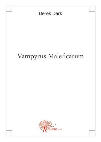 Couverture du livre « Vampyrus maleficarum » de Dark Derek aux éditions Edilivre