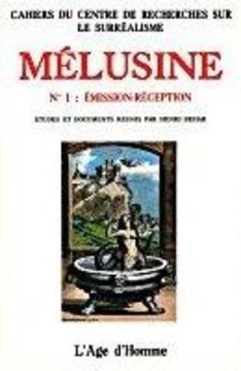 Couverture du livre « Melusine 1 emission-reception » de  aux éditions L'age D'homme