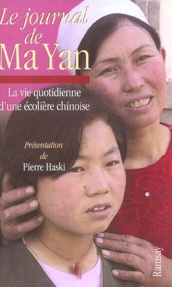 Couverture du livre « Le journal de ma yan » de Yan/Ma aux éditions Ramsay