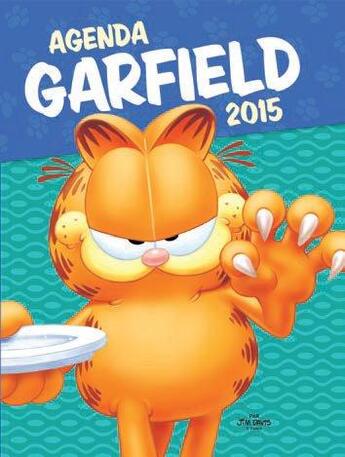 Couverture du livre « Garfield : agenda (édition 2015) » de Jim Davis aux éditions Presses Aventure