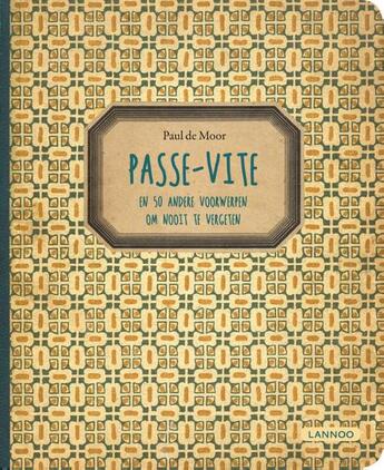 Couverture du livre « Passe-vite » de Paul De Moor aux éditions Terra - Lannoo, Uitgeverij