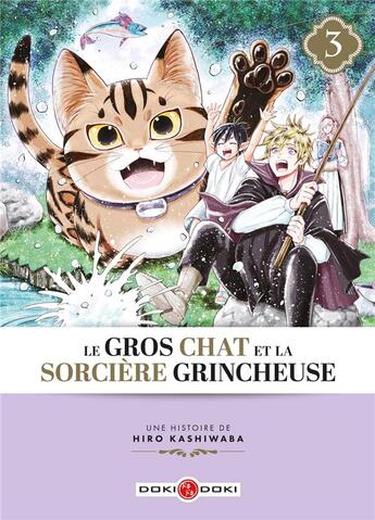 Couverture du livre « Le gros chat et la sorciere grincheuse Tome 3 » de Hiro Kashiwaba aux éditions Bamboo