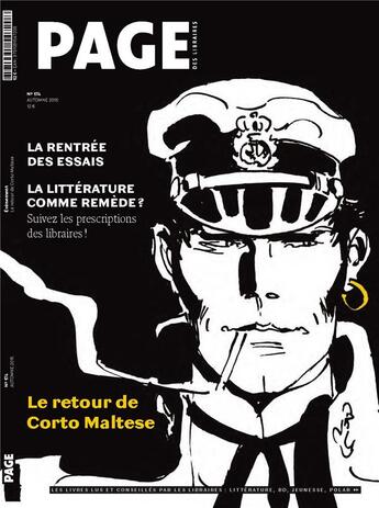 Couverture du livre « Page Des Libraires, Le Retour De Corto Maltese » de  aux éditions Plr