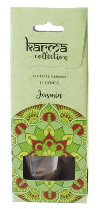 Couverture du livre « Encens karma collection cones jasmin » de  aux éditions Dg-exodif