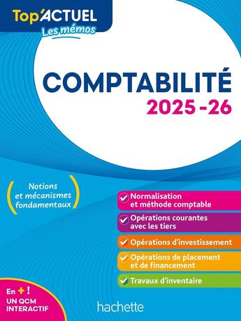 Couverture du livre « Top'actuel : Comptabilité (édition 2025/2026) » de Gilles Meyer aux éditions Hachette Education