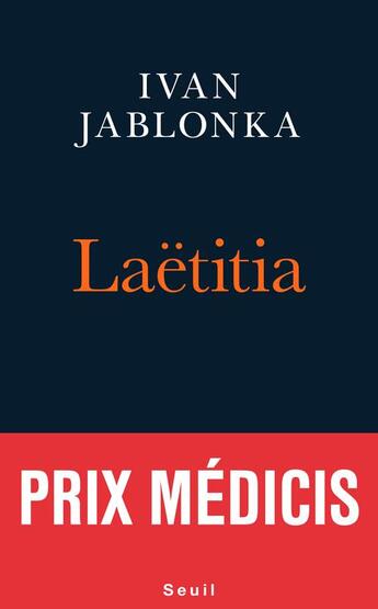 Couverture du livre « Laëtitia ou la fin des hommes » de Ivan Jablonka aux éditions Seuil