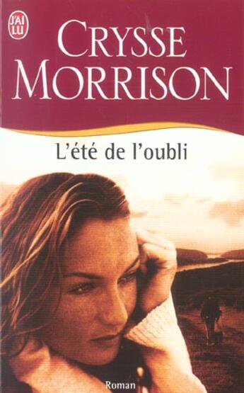 Couverture du livre « L'ete de l'oubli » de Morrisson Crysse aux éditions J'ai Lu