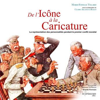 Couverture du livre « De l'icone a la caricature » de Marie Estelle T aux éditions Le Fantascope