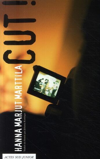 Couverture du livre « Cut ! » de Hanna Marju Marttila aux éditions Actes Sud Junior