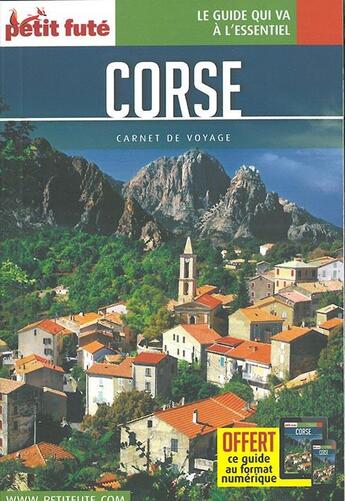 Couverture du livre « GUIDE PETIT FUTE ; CARNETS DE VOYAGE ; Corse (édition 2016) » de  aux éditions Le Petit Fute